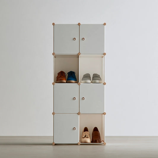 Bureau-organizer van kunststof, met zes niveaus, kleur grijs